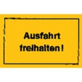 Produktbild von null - Hinweisschild "Ausfahrt freihalten!" 250 x 150mm