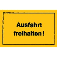 Produktbild von null - Hinweisschild "Ausfahrt freihalten!" 250 x 150mm