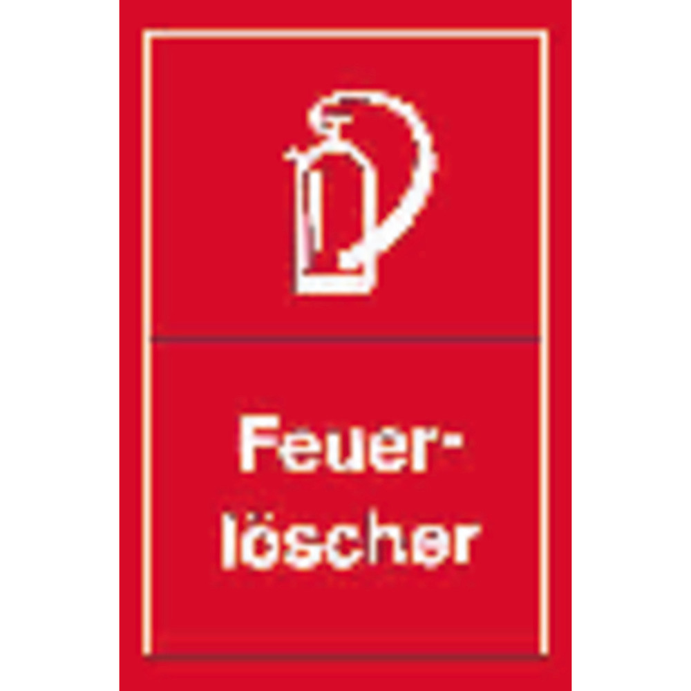 Brandschutzzeichen "Feuerlöscher" nach alter DIN 4844-2 Produktbild img1 L