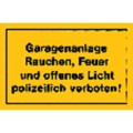 Produktbild von null - Hinweisschild "Garagenanlage Rauchen, Feuer…"