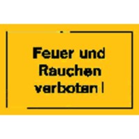 Produktbild von null - Hinweisschild "Feuer und Rauchen verboten"