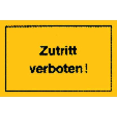 Produktbild von null - Hinweisschild "Zutritt verboten!"