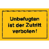 Produktbild von null - Hinweisschild "Unbefugten ist der Zutritt verboten"