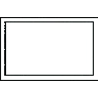 Produktbild von null - Leerschild weiß/schwarz