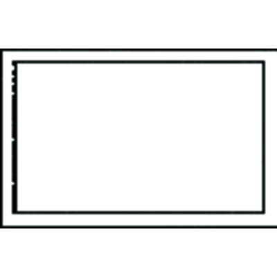 Produktbild von null - Leerschild weiß/schwarz