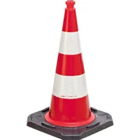 Moravia MORION-Reflexkegel-EU, Typ A, rot-weiß reflektierend Produktbild