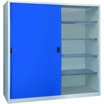 Produktbild von PAVOY - Schwerlastschiebetürenschrank 30332-200-400-735510 RAL7035/5010