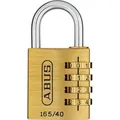 ABUS Zahlen-Vorhangschloss 165/30, Messing Produktbild