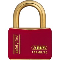 Produktbild von ABUS - AV-Vorhangschloss, Nautic T84MB/40, Messing massiv rot