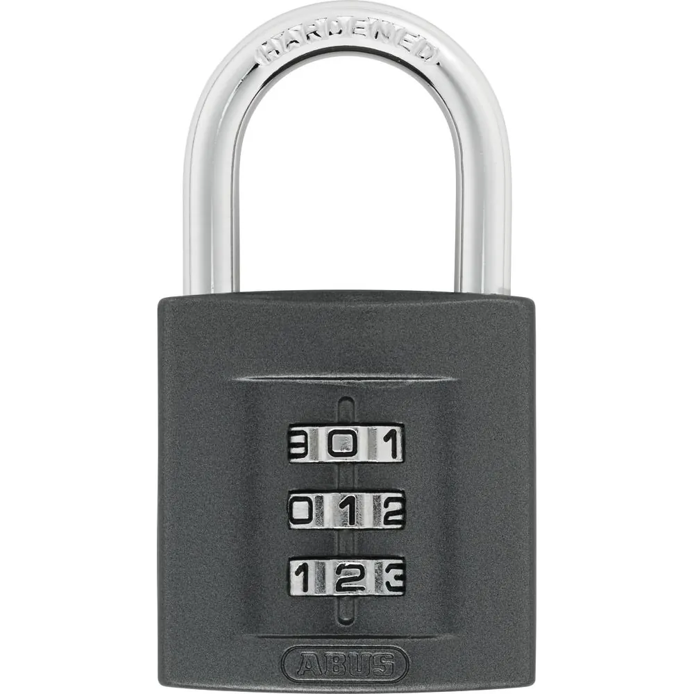 ABUS Zahlen-Vorhangschloss 158, 3-stelliger Zahlencode, Zinkdruckguss Produktbild img1 L