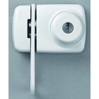 Produktbild von ABUS - WET-Zusatzschloss,7535,mit Sperrbügel,DIN Links-Rechts,weiß