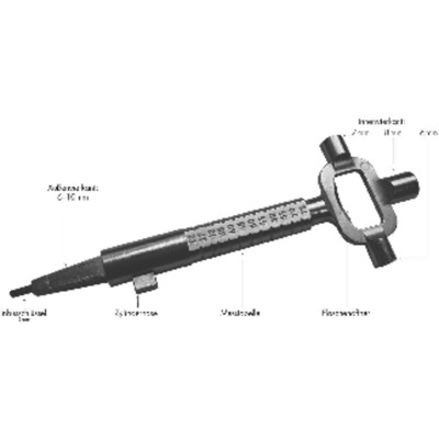 Produktbild von BEVER - Multifunktionsschlüssel, für Drückergarnitur, 739, Druckguss vernickelt