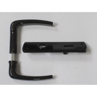 Produktbild von BEVER - ZT-Drückergarnitur,Kurzschild,eckig 107 K 320,BB,8/55,schwarz
