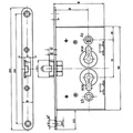 BEVER Einsteckschloss 1009 PL,PZW72/8,D65,F20x235rd,SB Produktbild img3 S