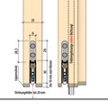 Produktbild von PLANET - Objekttür-Türabsenkdichtung, US, 960mm, Aluminium