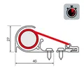 Produktbild von PLANET - Tür-Schutzrollo, FSR 6000, 1.925mm, silber