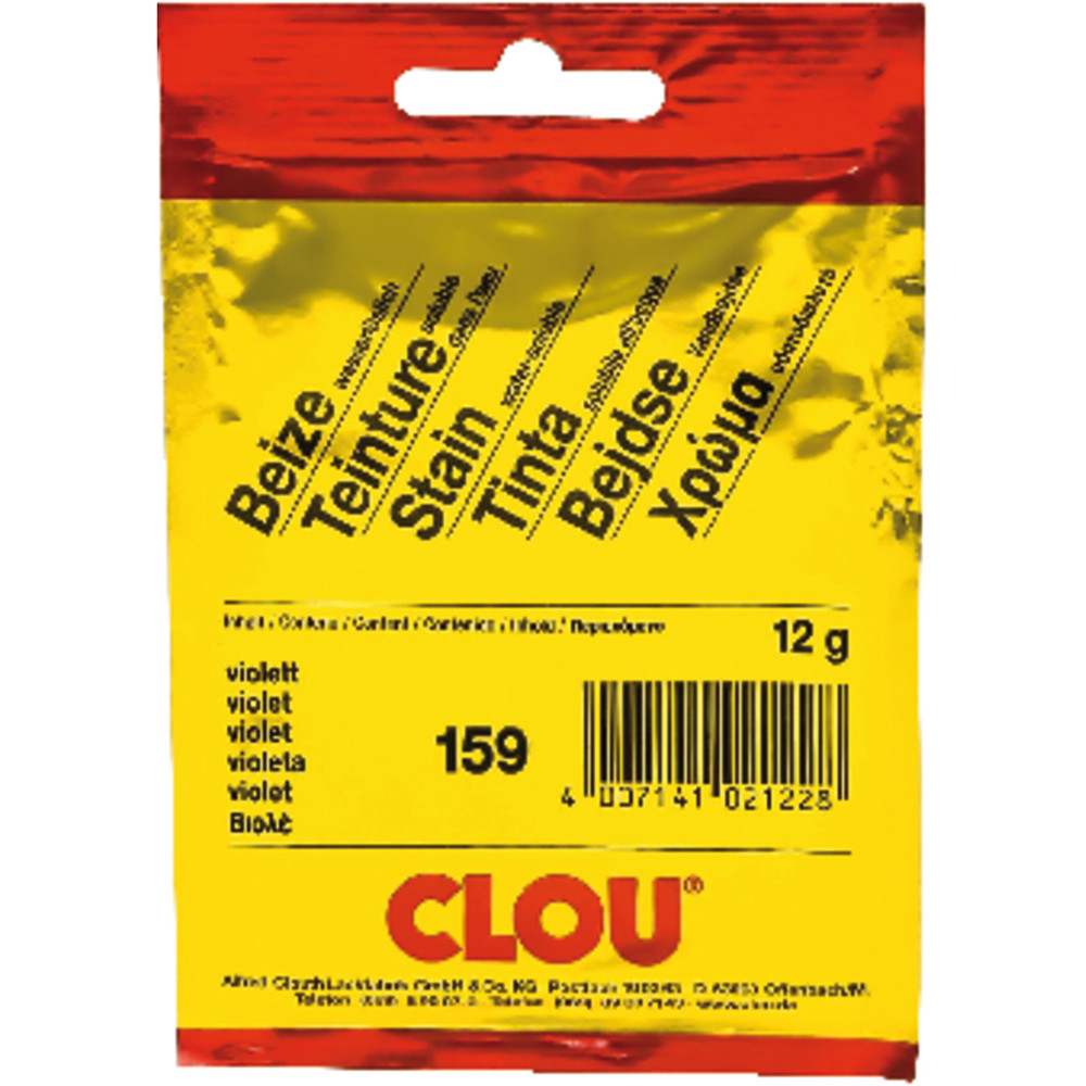 CLOU® Beize wasserlöslich, im Beutel #170 mahagoni dunkel Produktbild img14 L