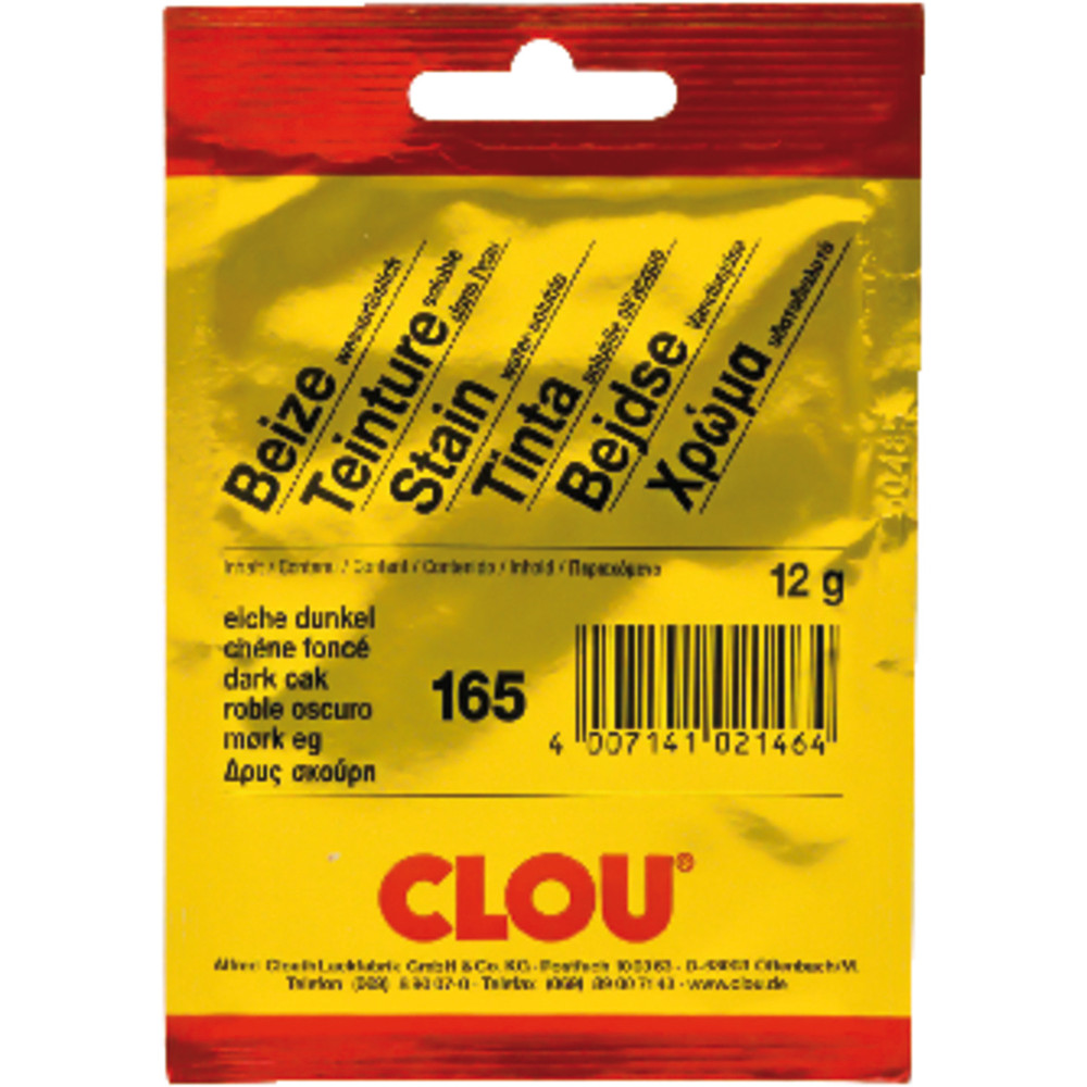 CLOU® Beize wasserlöslich, im Beutel #170 mahagoni dunkel Produktbild img18 L