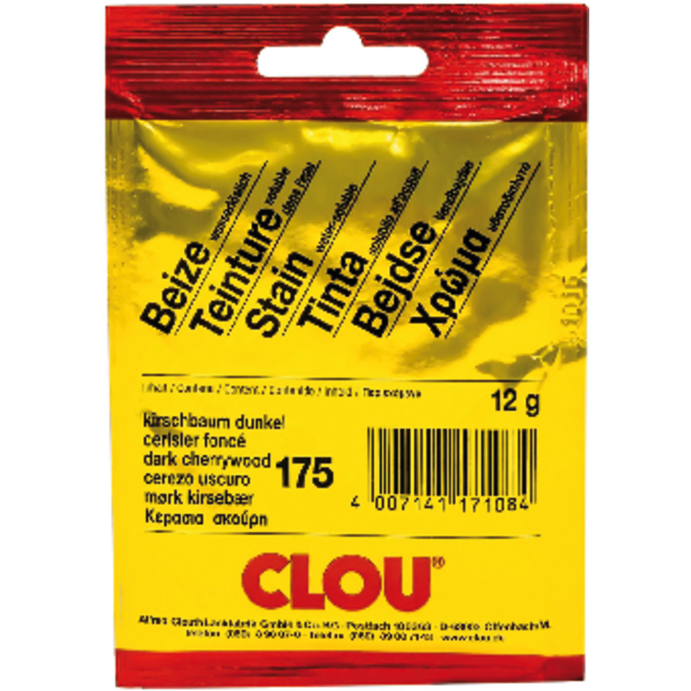 CLOU® Beize wasserlöslich, im Beutel #170 mahagoni dunkel Produktbild img7 L