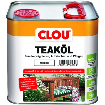 Produktbild von CLOU® - Teaköl farblos 750ml