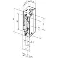 effeff Türrahm.-Elektro-Türöffner 118E.13, mit Flachschließblech, 10-24V Produktbild img2 S