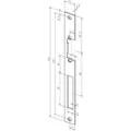 effeff Türrahm.-Elektro-Türöffner 118E, mit Flachschließblech, 10-24V Produktbild img3 S