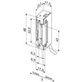 Produktbild von effeff - Elektro-Türöffner,ohne Schließblech 118WE, 10-24V AC/DC,DL-R