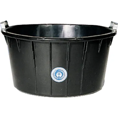 S+W - Mörtelkübel rund, schwarz 230 L
