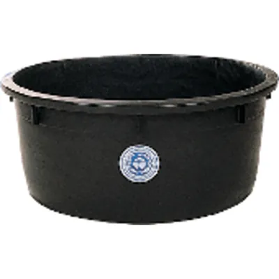 S+W - Mörtelkübel rund, schwarz 230 L