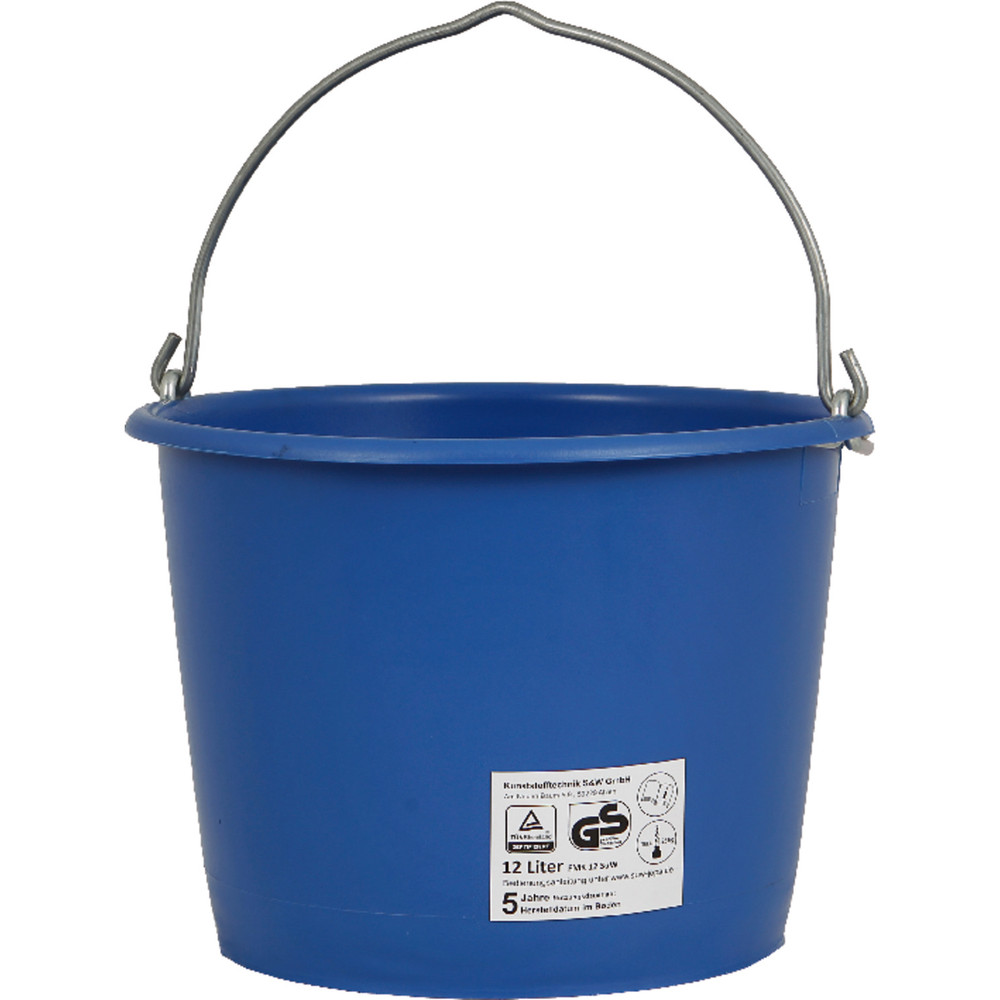 S+W Baueimer, kranbar blau, 12 Liter Produktbild img1 L