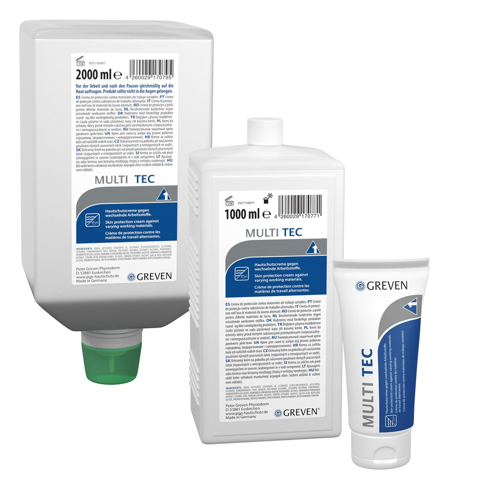 GREVEN MULTI TEC Schutzlotion unparfümiert, wechselnde Arbeitsstoffe 100ml Fl Produktbild img2 L