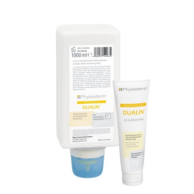 Produktbild von Physioderm® - DUALIN® Hautschutzcreme parfümiert für wechselnde Arbeitsstoffe 1