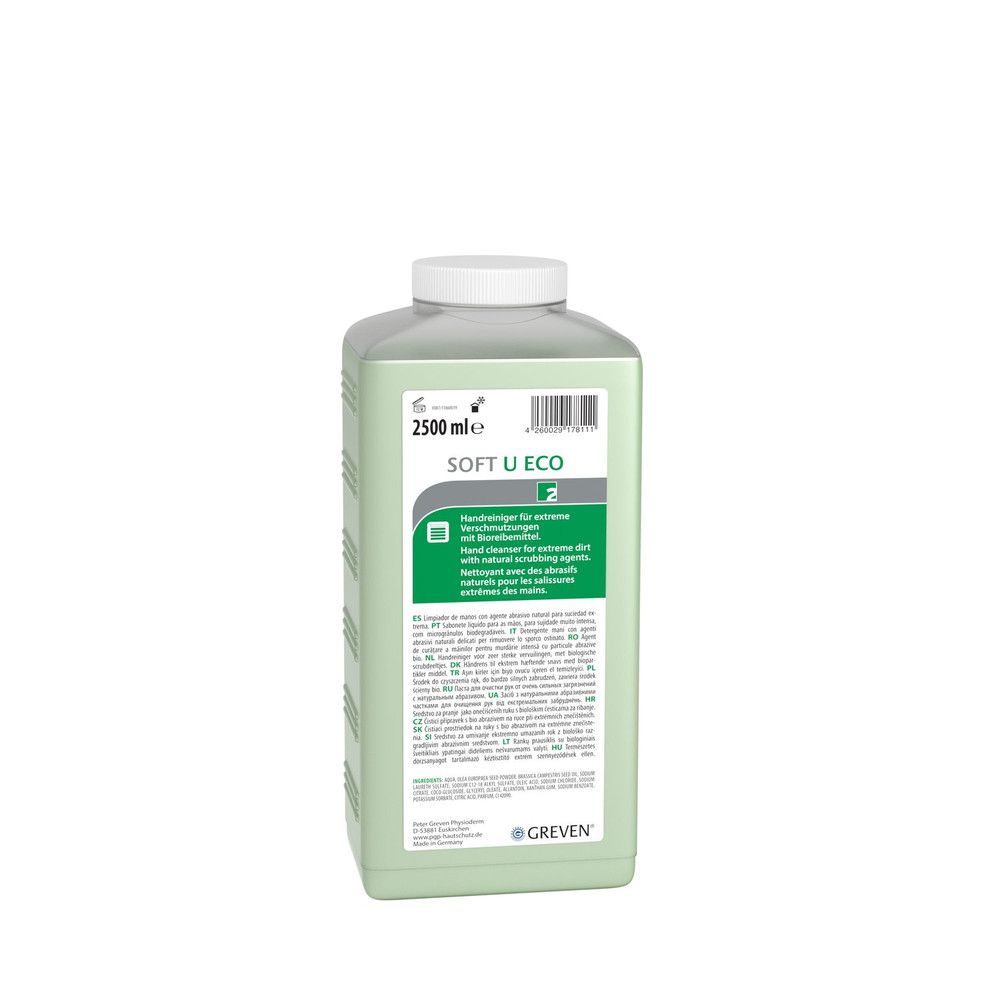GREVEN SOFT U ECO Handreiniger parfümiert, mit Bioreibekörper, 250ml Tube Produktbild img3 L