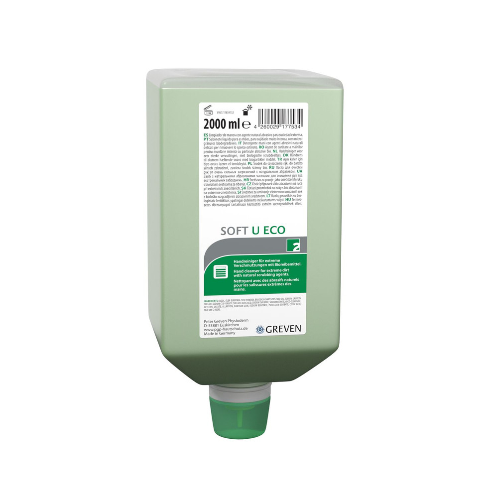 GREVEN SOFT U ECO Handreiniger parfümiert, mit Bioreibekörper, 250ml Tube Produktbild img5 L