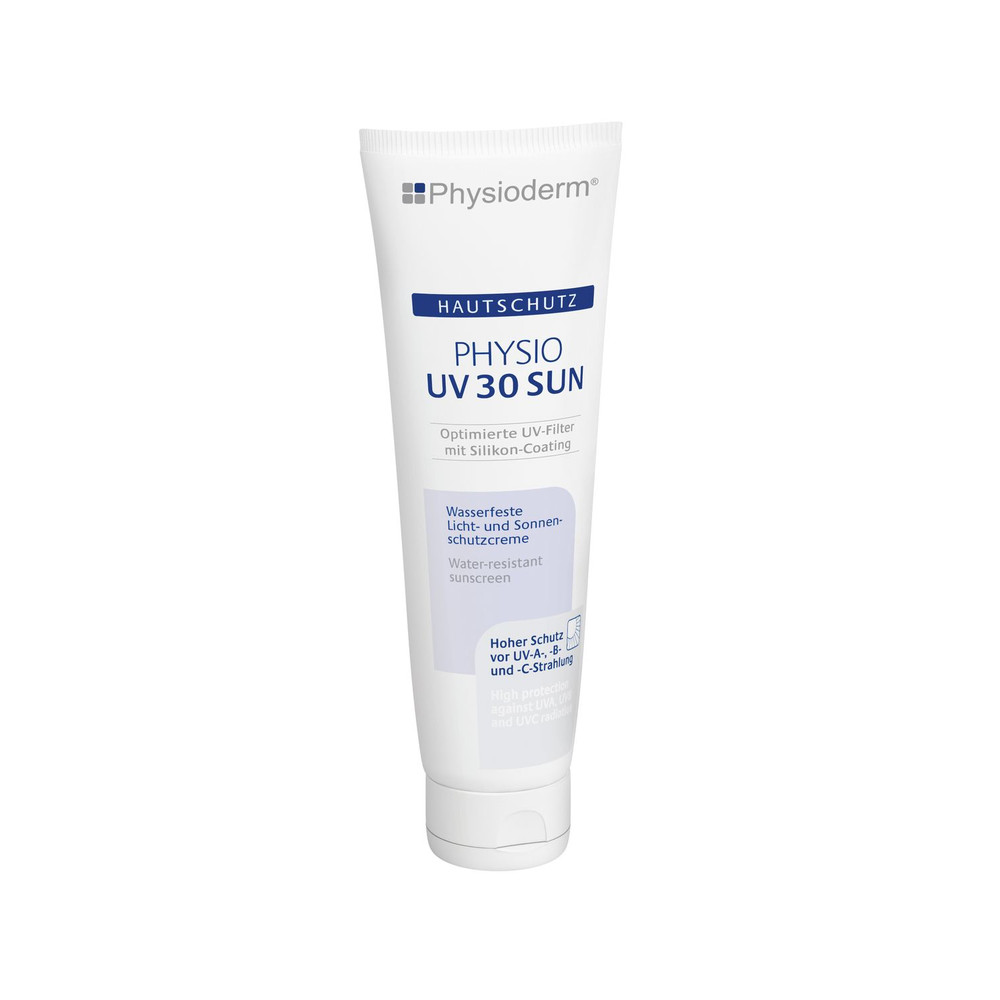 Physioderm PHYSIO UV 30 SUN Hautschutzcreme parfümiert, wasserfest, LSF 30, 100ml Tube Produktbild img1 L