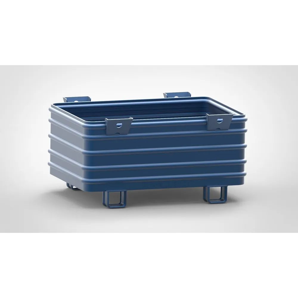 HESON Stapelbehälter grau 1200 x 800 x 620mm Produktbild img1 L