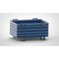 HESON® Stapelbehälter grau 1200 x 800 x 620mm Produktbild