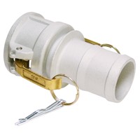 Produktbild von null - undefined-Kamlok Hebelarmkuppl., MT - Tülle mit Ring und Clip, Aluminium