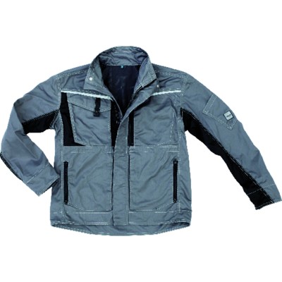 Arbeitsjacke Champ, grau/schwarz, Größe XL
