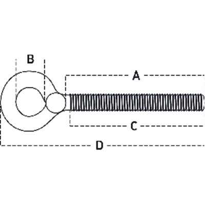 Produktbild von Lohmann - Ringschraube Art. 48 zn 48/M 6x 50