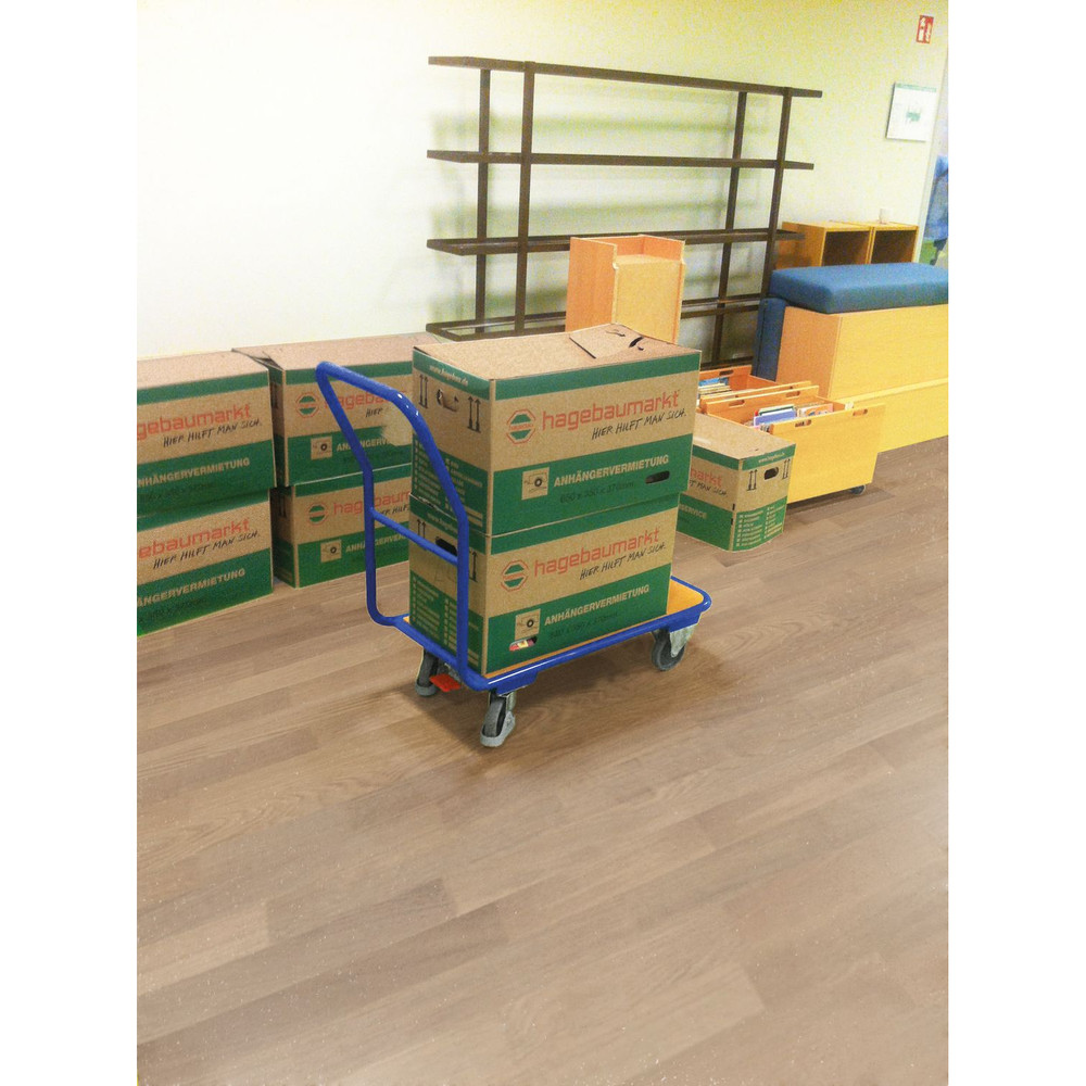 VARIOfit Magazinwagen 200 kg 890 x 450mm Gummiräder Produktbild img3 L