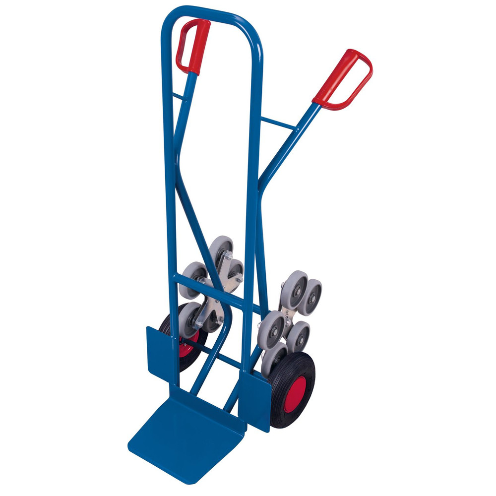 VARIOfit Treppenkarre 200 kg fünfarmige Radsterne, Schaufel 300 x 250mm, Luftreifen Produktbild img1 L