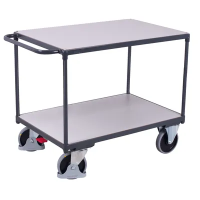 Produktbild von VARIOfit - Schwerer ESD Tischwagen 400kg, 2 Ladeflächen à 850 x 500mm