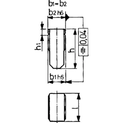 Produktbild von AMF - Nutenstein DIN 6323 lose 12 x 20mm