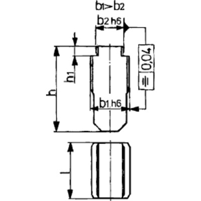 Produktbild von AMF - Nutenstein DIN 6323 lose 24 x 20mm