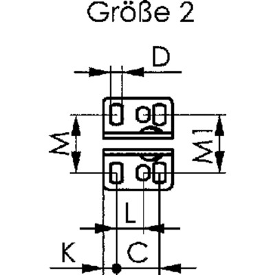 Produktbild von AMF - Senkrechtspanner 6800NI Größe 2 rostfrei