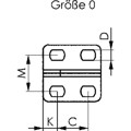 Produktbild von AMF - Waagerechtspanner 6830 Größe 0