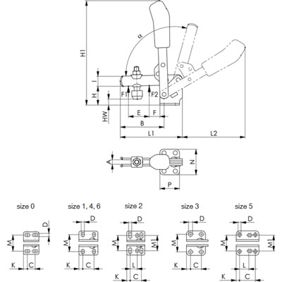 Produktbild von AMF - Senkrechtspanner 6800 Größe 4