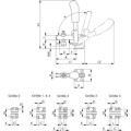 Produktbild von AMF - Tor-Schlosskasten, 141U, mit verzinktem Schloss, PZ,D40,E72,VK8, 33 kanti