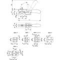 Produktbild von AMF - 6830-6 Waagrechtspanner mit rotem Handgriff